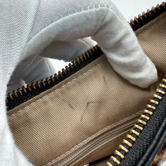 Talbots Leather Hair on Hide Shoulder Bag - Picture 8 of 8